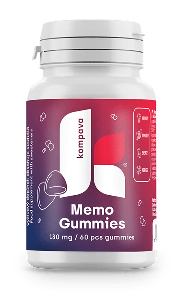 Kompava Memo Gummies, 60 gumíků 180mg