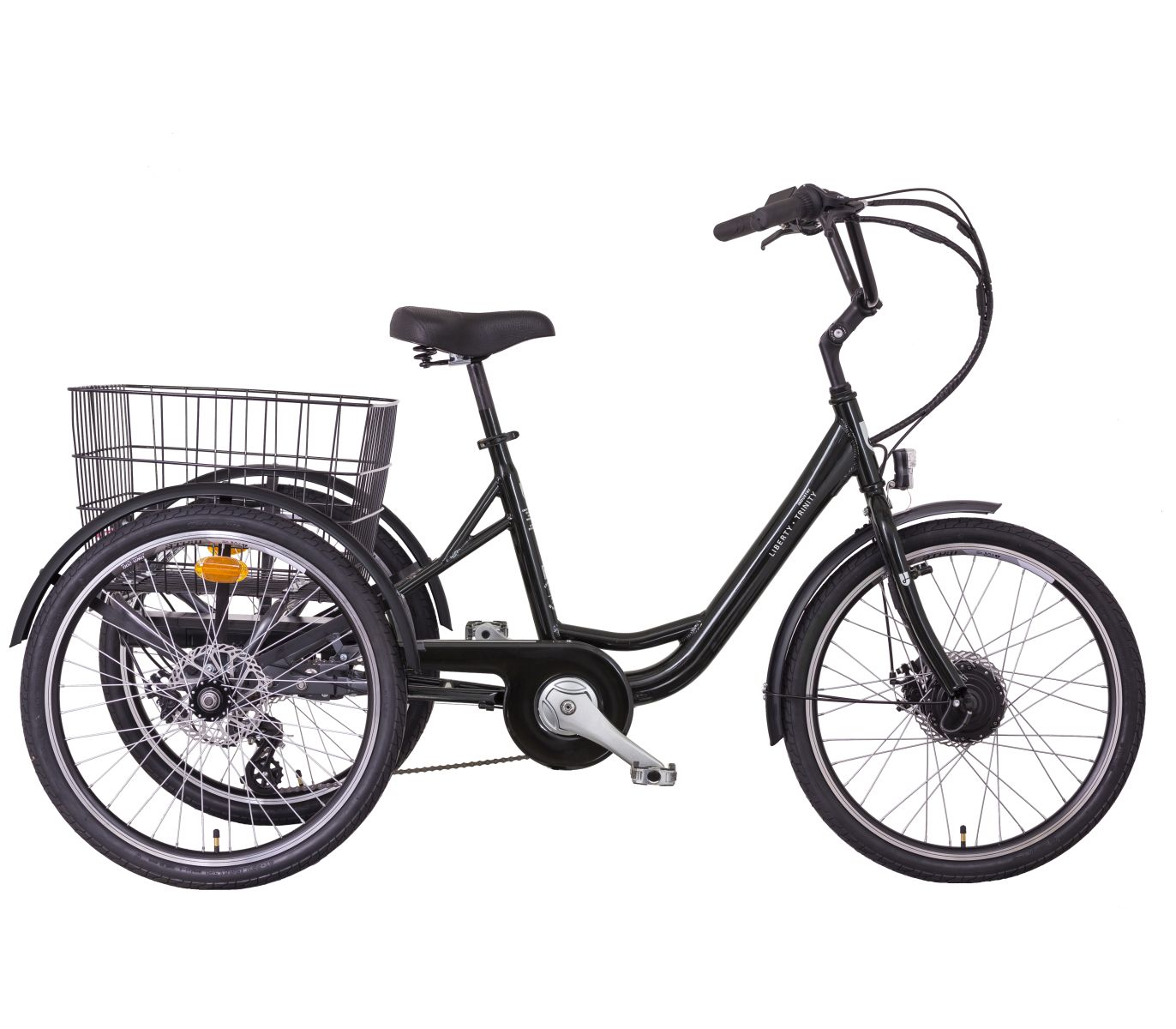 E-trojkolka LIBERTY TRINITY INDUSTRY 24" 6spd Disk, náprava 98cm, černá