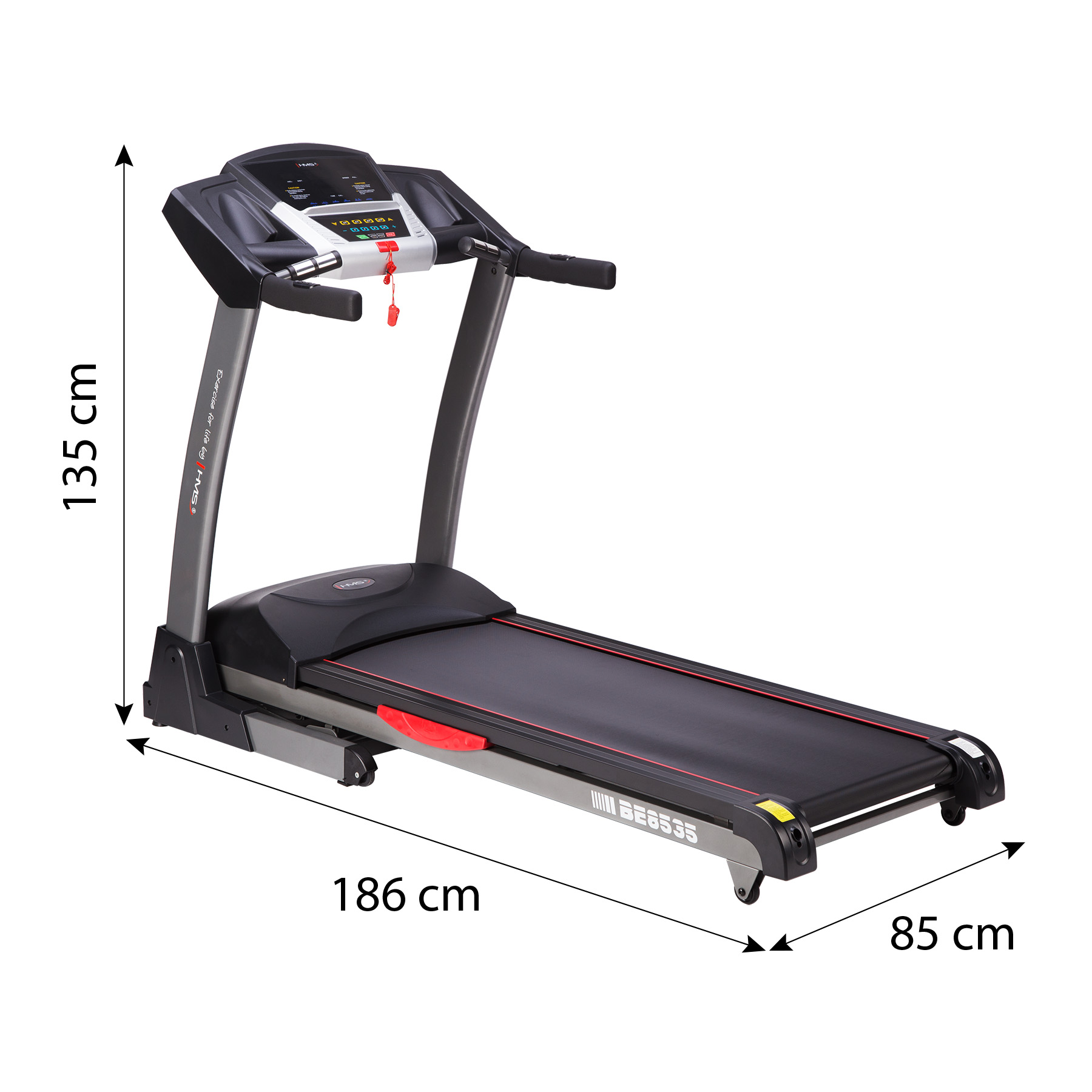 BE 8535 Elektrický běžecký pás HMS, nostnost 180 kg