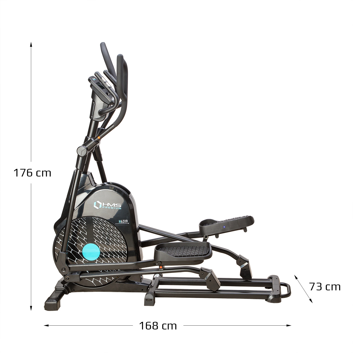 Magnetický eliptický trenažér HMS Premium H6319, nostnost 120 kg