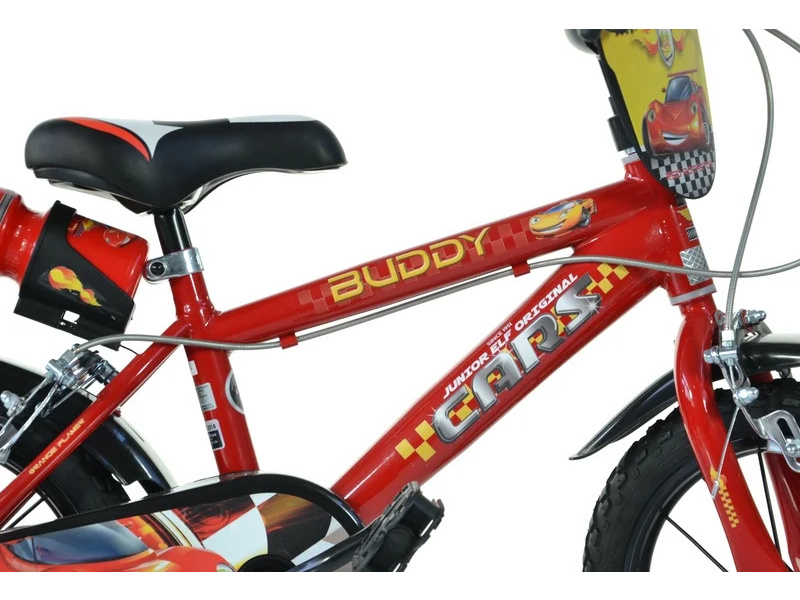 Dino Bikes Dětské kolo Auta Cars červené 14"