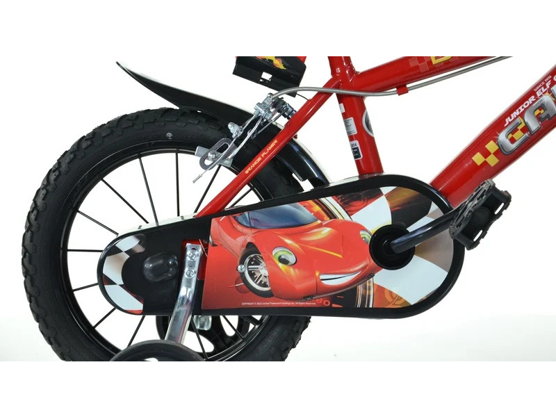 Dino Bikes Dětské kolo Auta Cars červené 14"