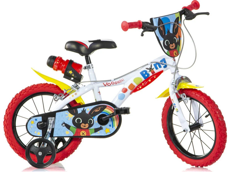 Dino Bikes Dětské kolo Králíček Bing 14" bílé
