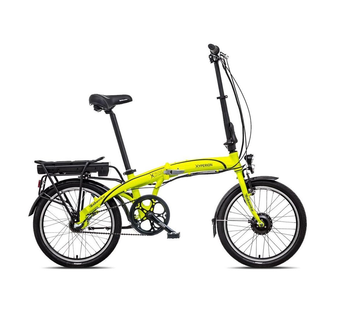 Liberty e-HYPERION Nexus 7spd Skládací elektrokolo 36V, 14 Ah, citronové