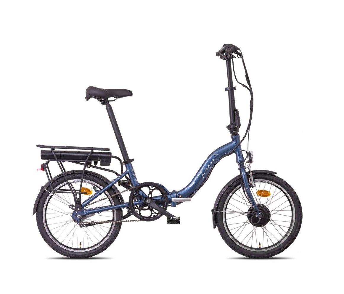 Skládací elektrokolo Liberty e-Pegas Nexus 3spd 36V, 14 Ah, modré