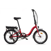 Liberty e-Pegas 7spd Skládací elektrokolo 36V, 17,5 Ah, zadní motor, červené