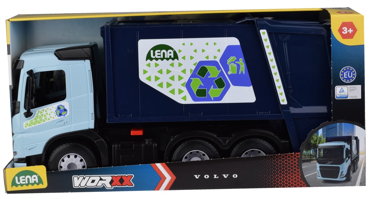 Lena 4624 Worxx Popelářské auto, 54x19x26 cm