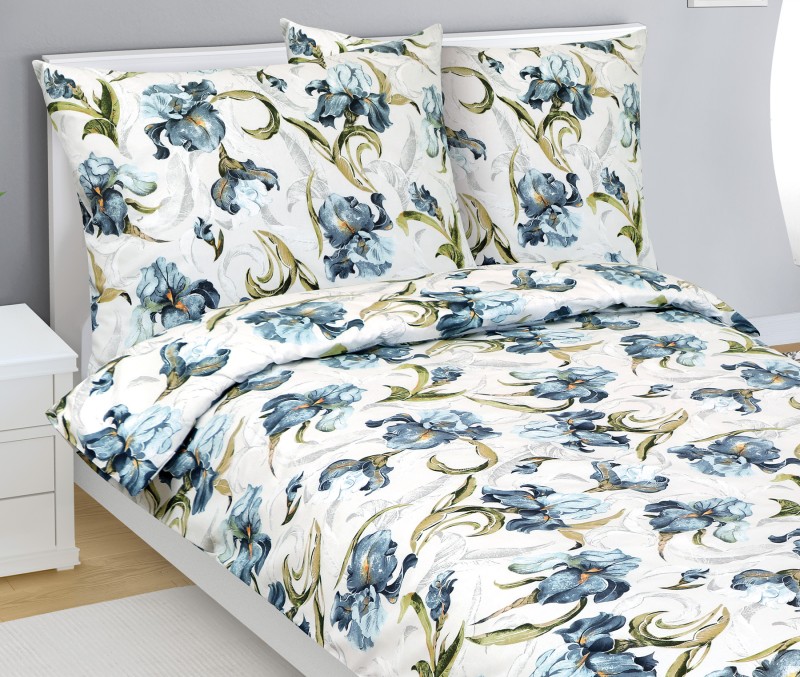 Bellatex Povlečení bavlna, Kosatec - 140x200, 70x90cm