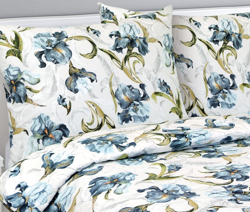 Bellatex Povlečení bavlna, Kosatec - 140x200, 70x90cm