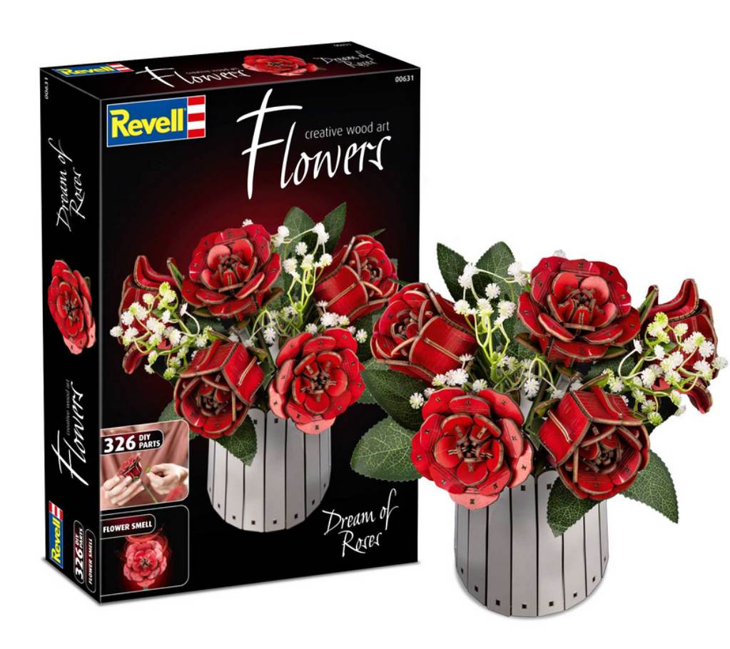 3D Puzzle Revell Flowers 00631 - Dream of Roses
