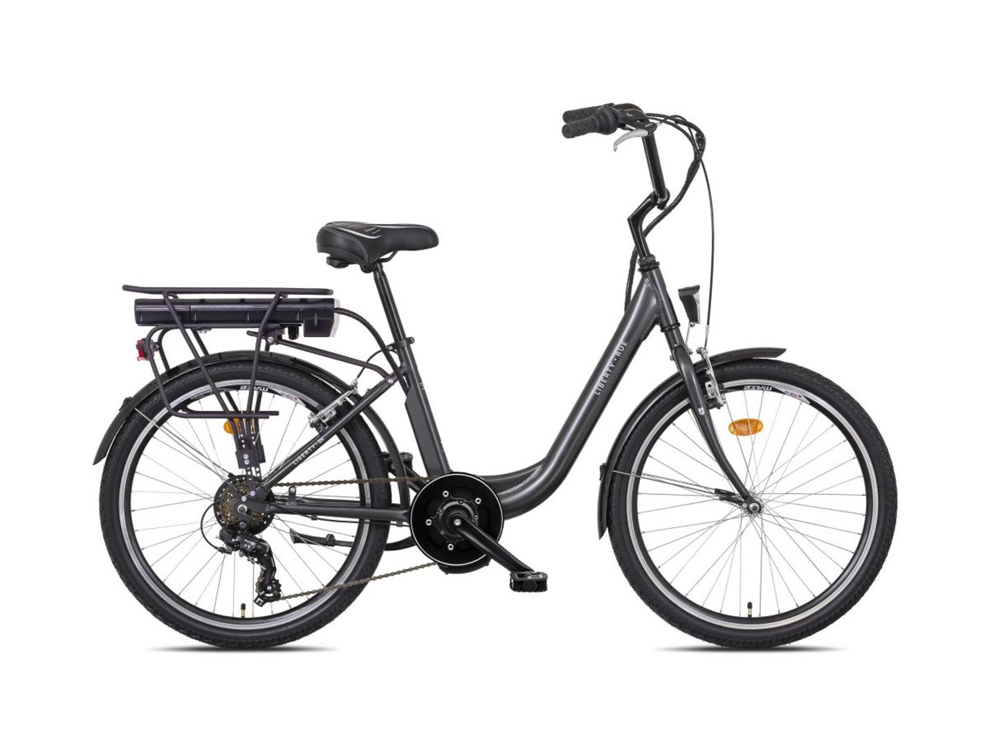Liberty elektrokolo e-RUE 6spd 24" středový motor, 2026 antracitové