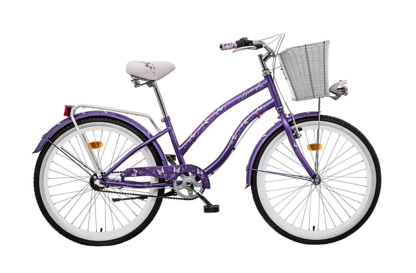 Liberty Dětské jízdní kolo Butterfly 3spd 24" 2026 fialové