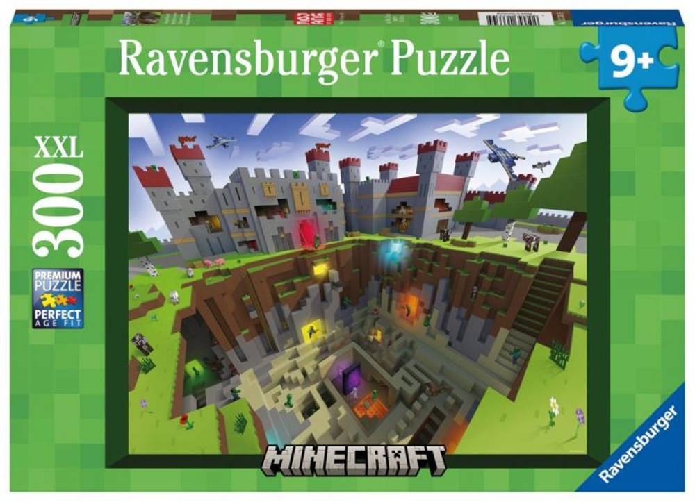 Ravensburger Puzzle Minecraft 300 XL dílků