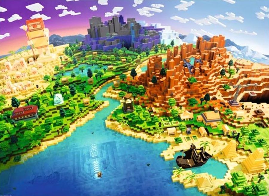 Ravensburger Puzzle Minecraft 500 dílků