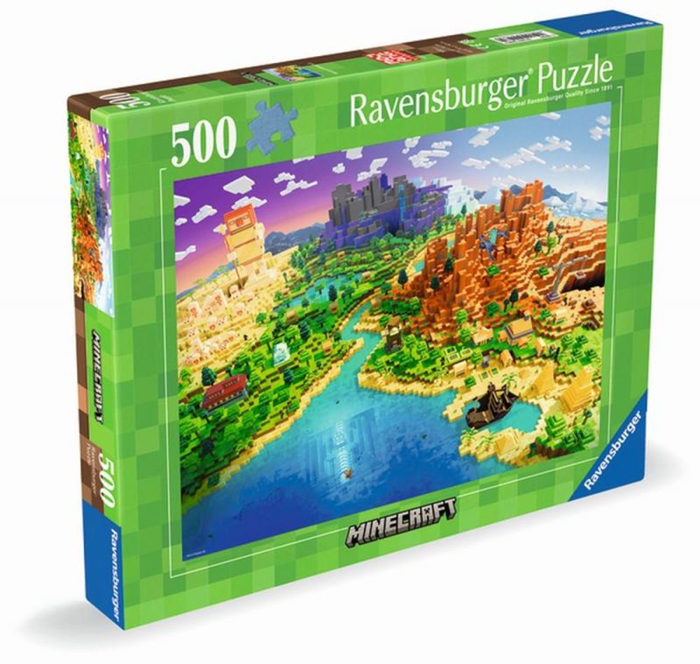 Ravensburger Puzzle Minecraft 500 dílků