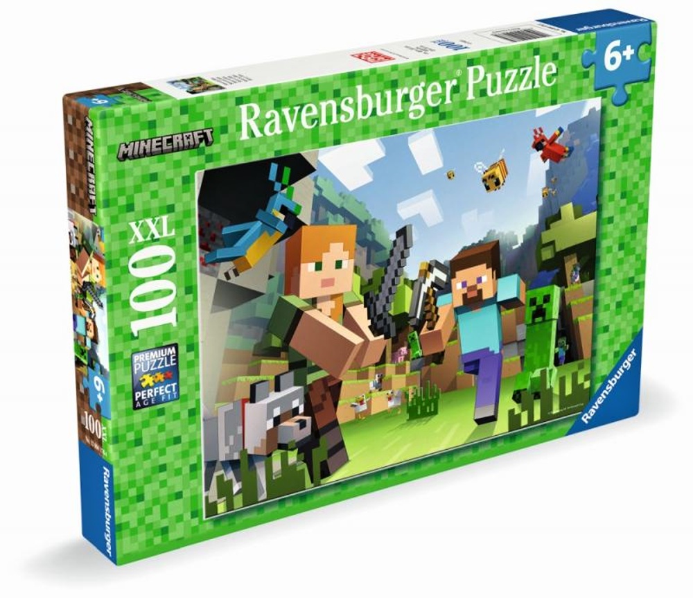 Ravensburger Puzzle Minecraft 100 XL dílků
