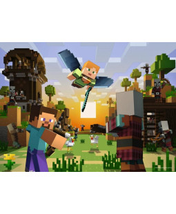 Ravensburger Puzzle Minecraft 150 XL dílků