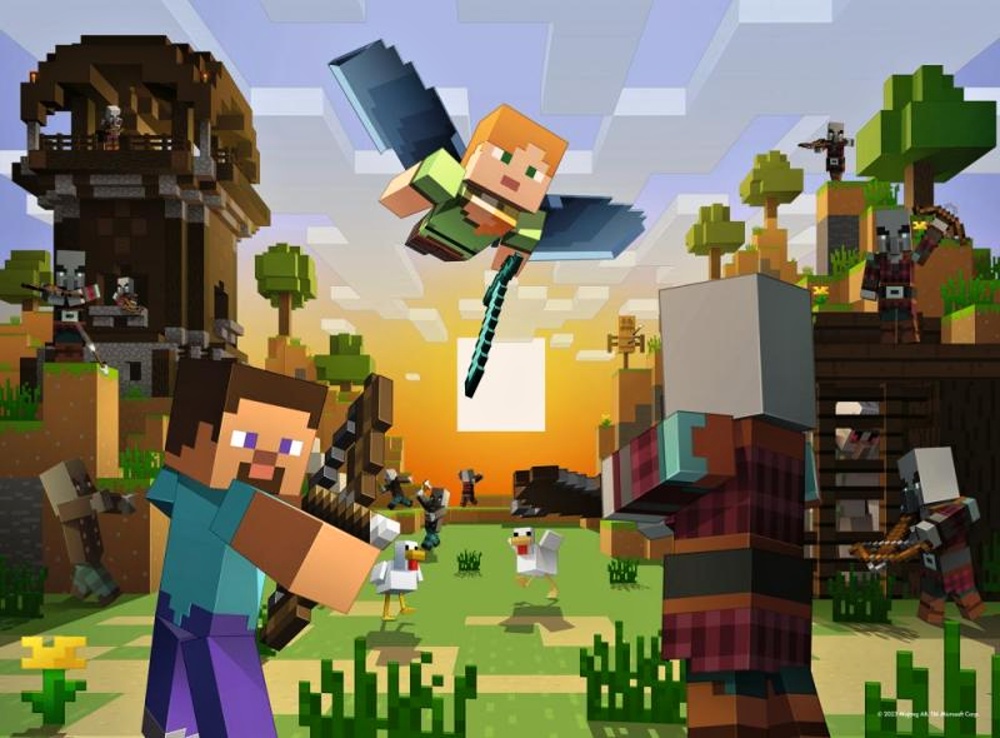 Ravensburger Puzzle Minecraft 150 XL dílků