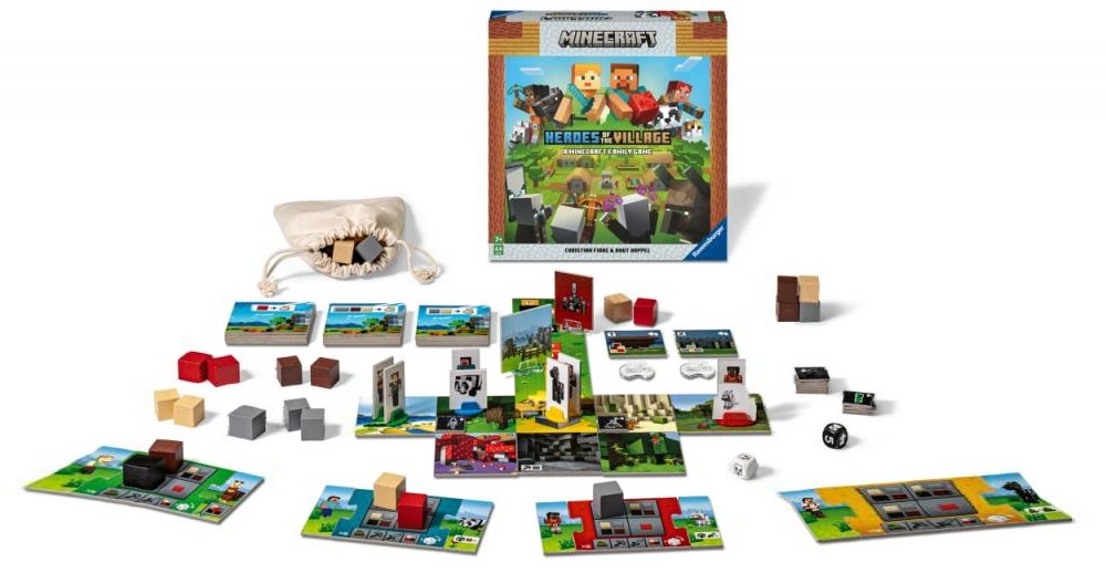 Minecraft - Heroes of the Village, desková hra