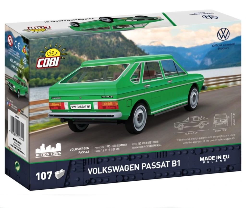 Cobi 24644 Volkswagen Passat B1, 1:35, 107 kostek