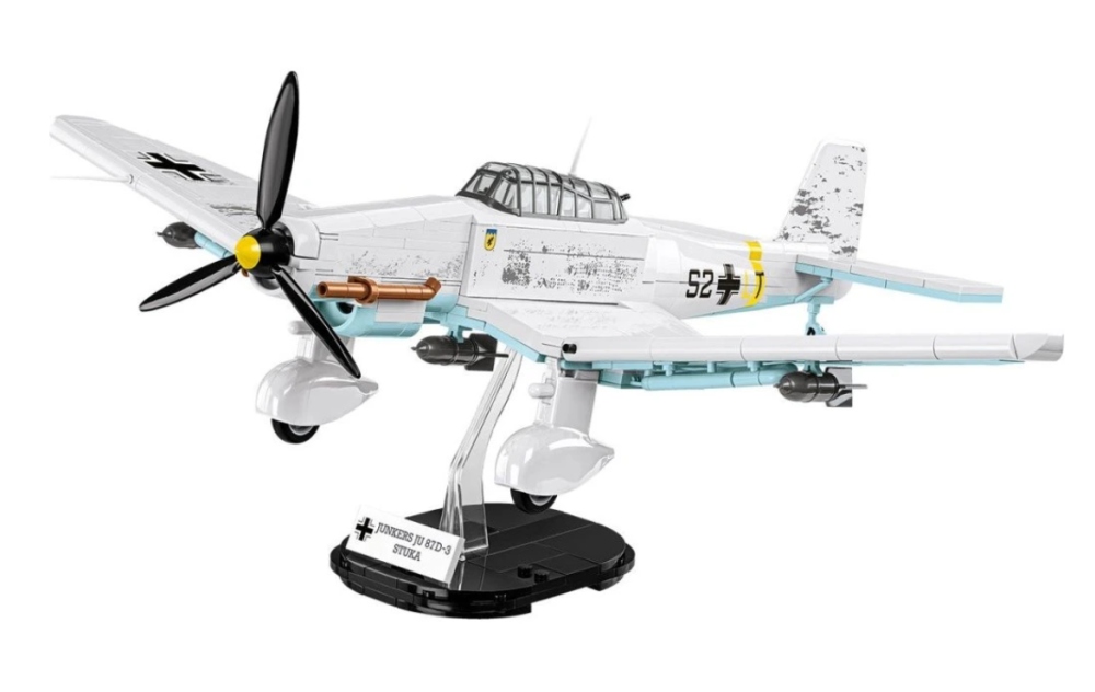 Cobi 5768 II WW Junkers JU 87D-3 STUKA, 1:32, 556 kostek a 2 figurky