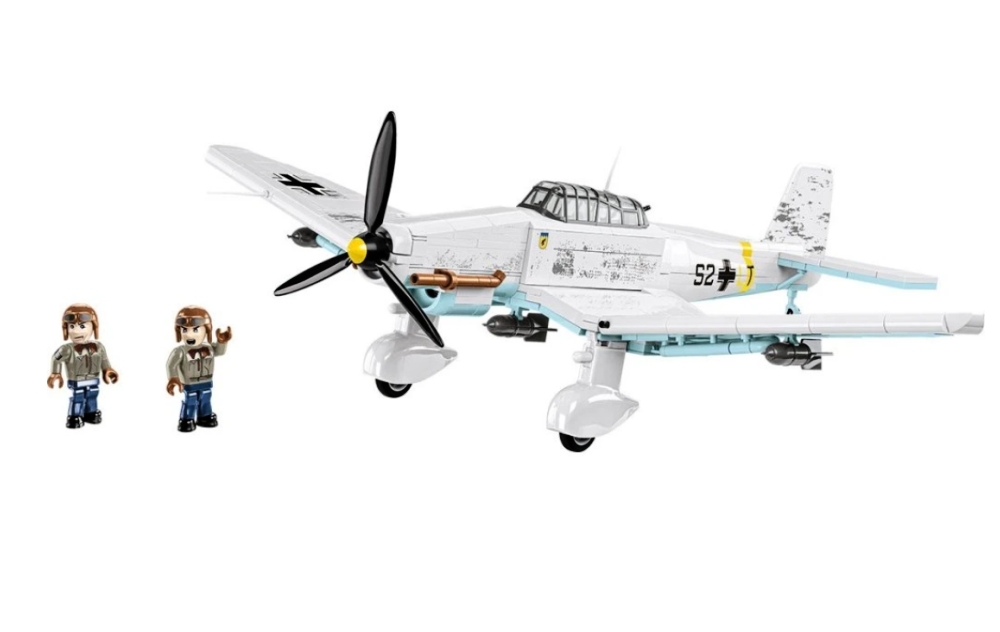 Cobi 5768 II WW Junkers JU 87D-3 STUKA, 1:32, 556 kostek a 2 figurky