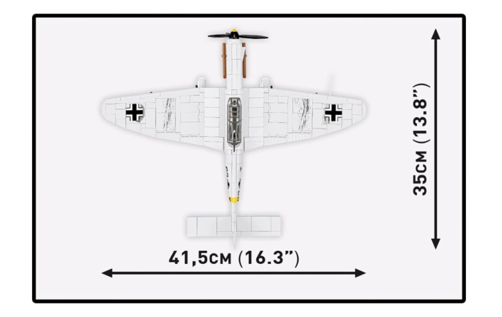 Cobi 5768 II WW Junkers JU 87D-3 STUKA, 1:32, 556 kostek a 2 figurky