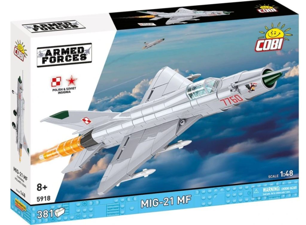 Cobi 5918 MIG-21 MF (Polsko / SSSR), 1:48, 381 kostek