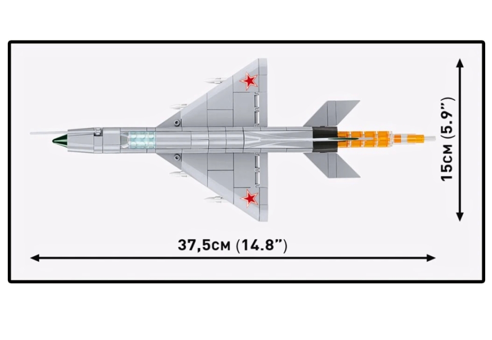 Cobi 5918 MIG-21 MF (Polsko / SSSR), 1:48, 381 kostek