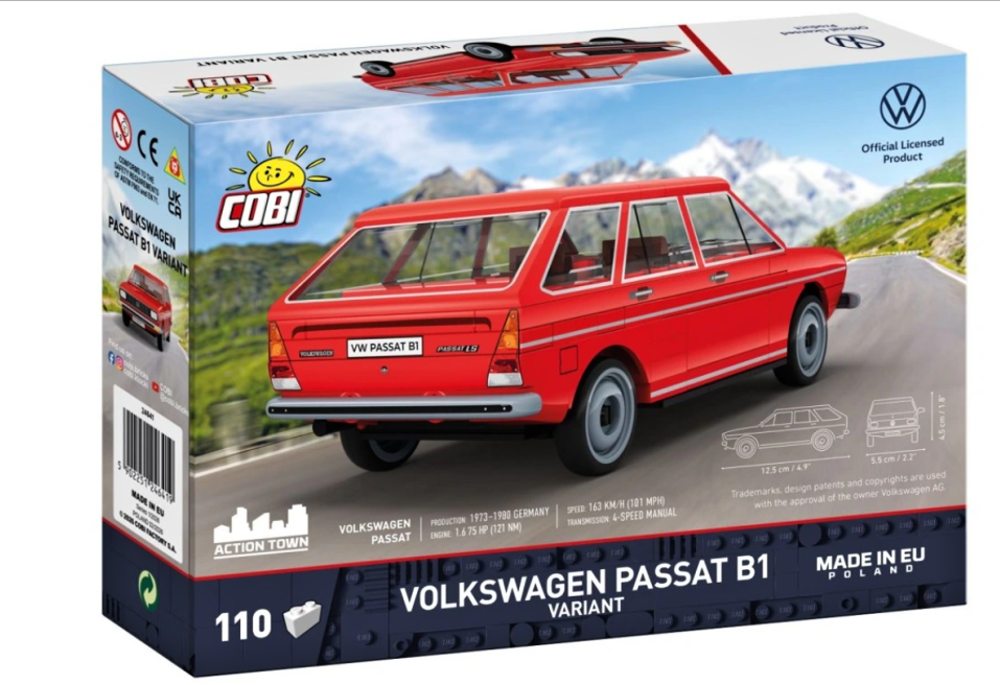 Cobi 24641 Volkswagen Passat B1 Variant, 1:35, 110 kostek