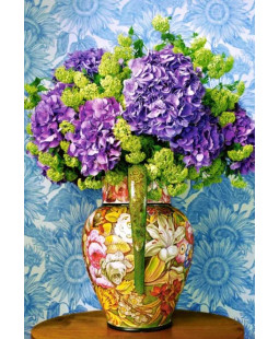 Castorland puzzle 1000 dílků - Kytice hortenzií