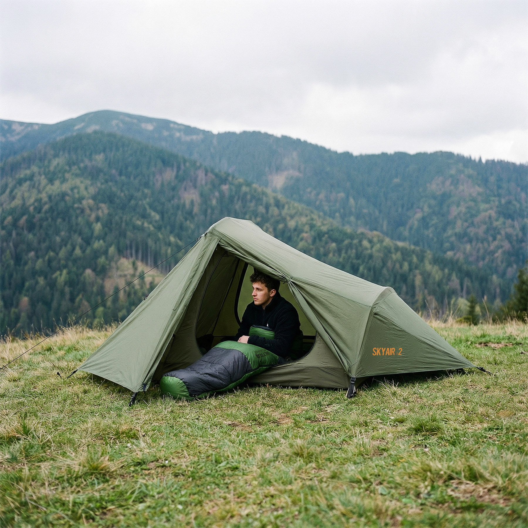 Spací pytel NILS Camp NC1705 Ultralight černo-zelený