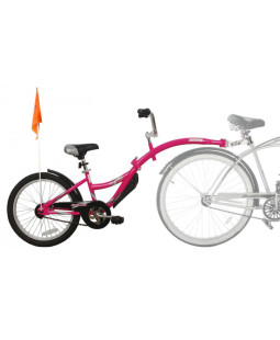 WeeRide Co-Pilot Dětské přípojné kolo, růžový