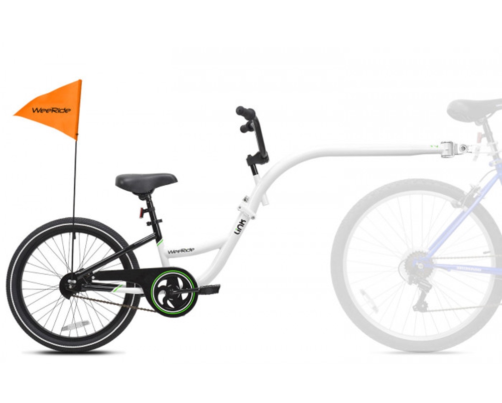 WeeRide Link Dětské přípojné kolo, bílé