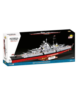 Cobi 4860 II WW Battleship Bismarck, 1:300, 3204 kostek