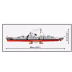 Cobi 4860 II WW Battleship Bismarck, 1:300, 3204 kostek