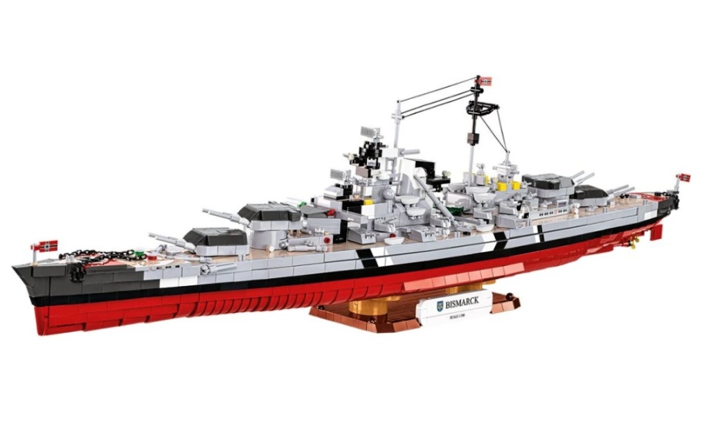 Cobi 4860 II WW Battleship Bismarck, 1:300, 3204 kostek