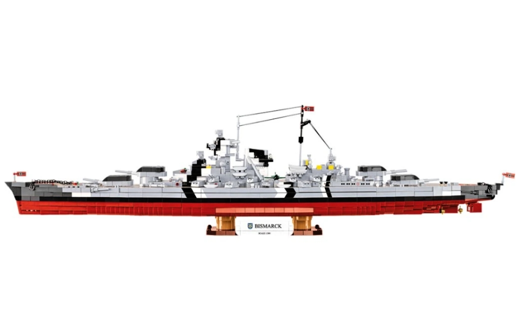 Cobi 4860 II WW Battleship Bismarck, 1:300, 3204 kostek