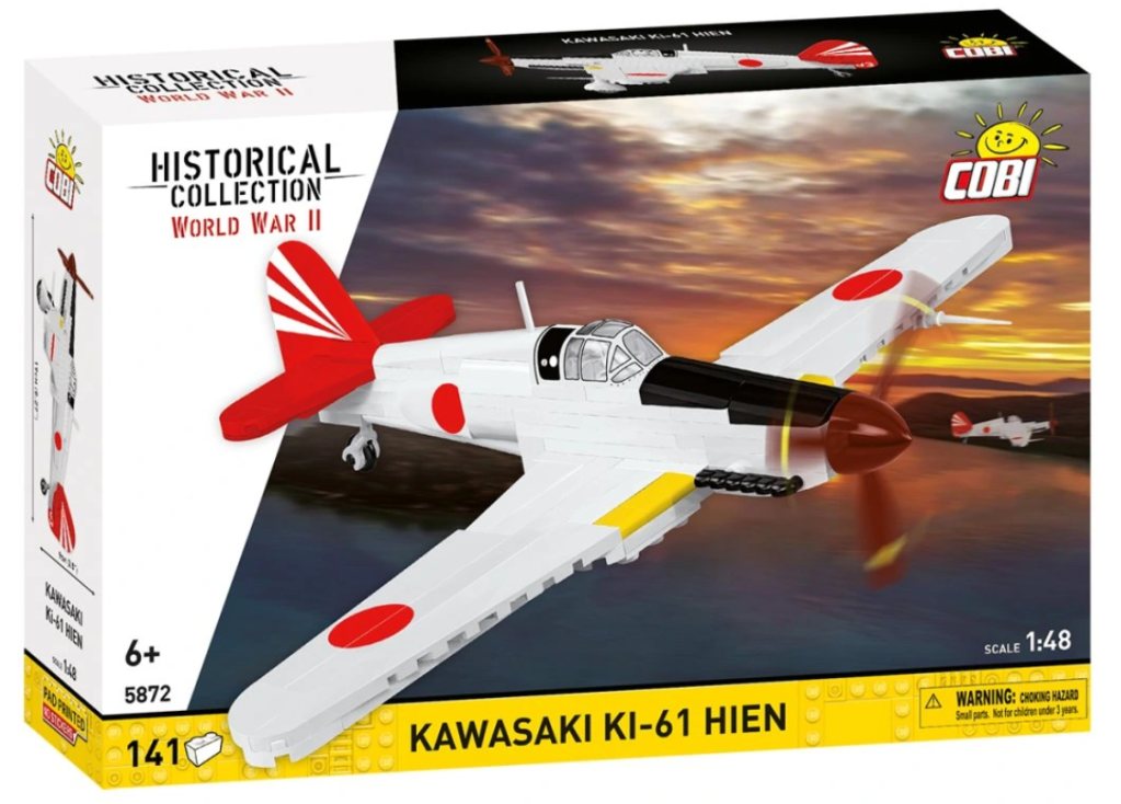 Cobi 5872 II WW Kawasaki Ki-61 Hien, 1:48, 141 kostek