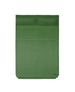 NILS CAMP NC4060 Samonafukovací karimatka pro dvě osoby, zelená