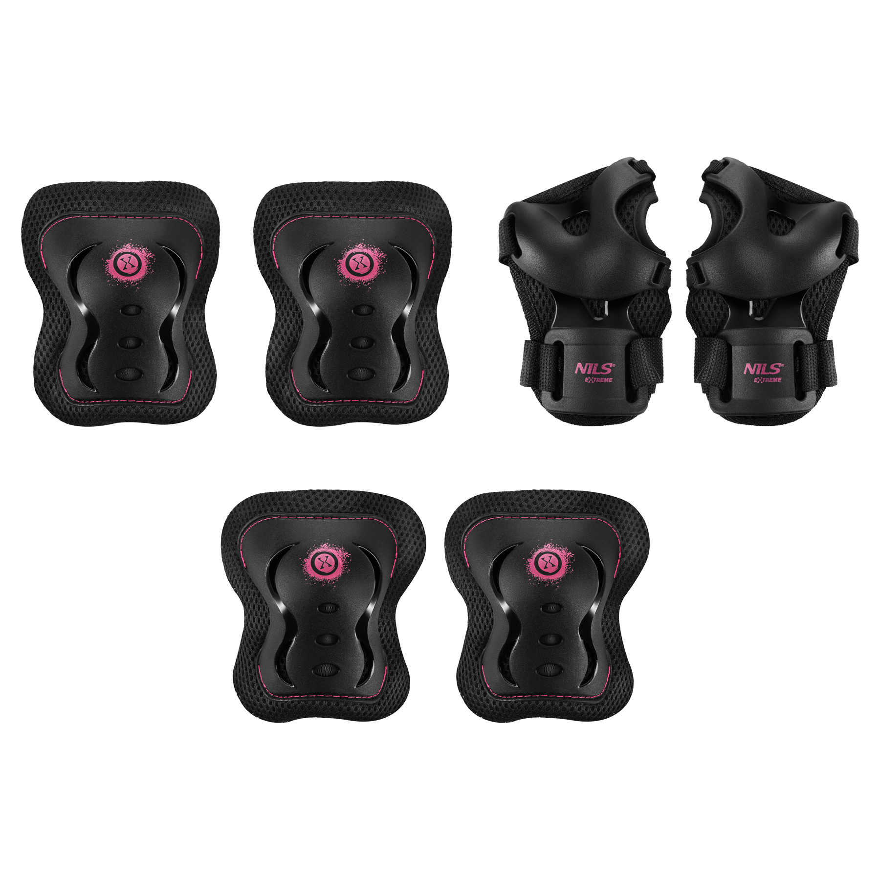 Souprava chráničů NILS Extreme H320 Fly růžová, vel. XL