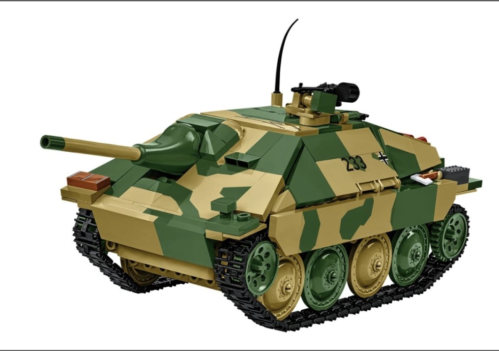 Cobi 2670 II WW Jagdpanzer 38(t) CHWAT (Odvážlivec), 1:28, 731 kostek