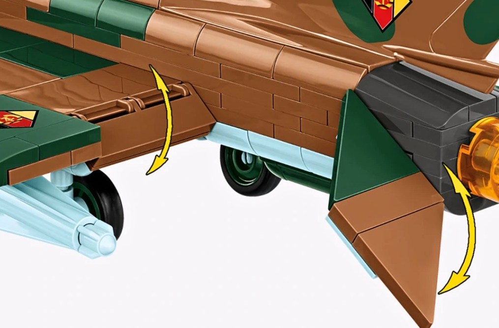 Cobi 5919 MIG-21 ČSSR / NDR, 1:48, 396 kostek