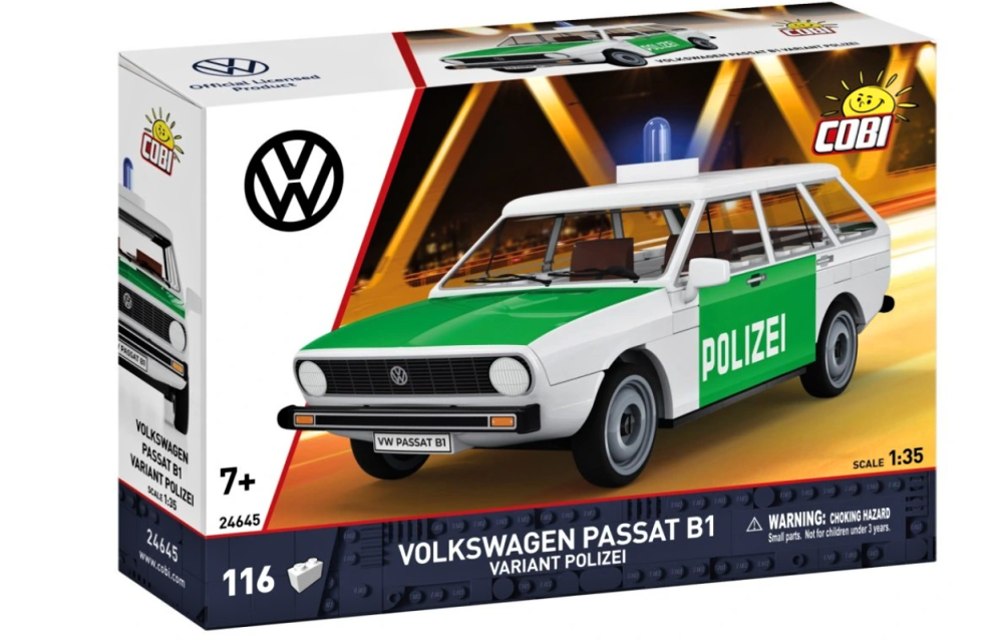 Cobi 24645 Volkswagen Passat B1 Variant Policie, 1:35, 116 kostek