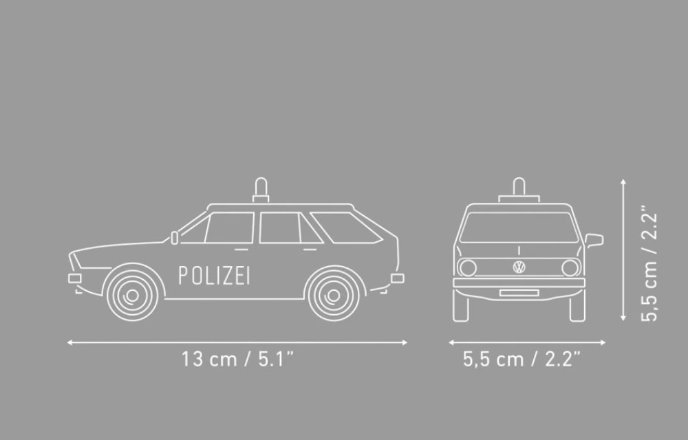 Cobi 24645 Volkswagen Passat B1 Variant Policie, 1:35, 116 kostek