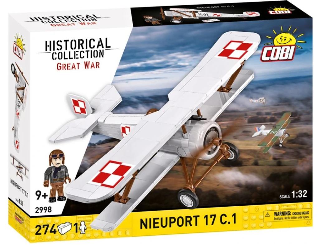 Cobi 2998 Great War Nieuport 17 C.1, 1:32, 274 kostek