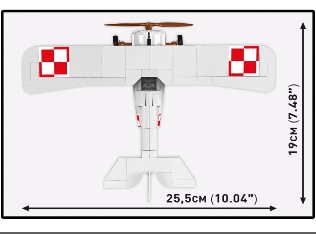 Cobi 2998 Great War Nieuport 17 C.1, 1:32, 274 kostek
