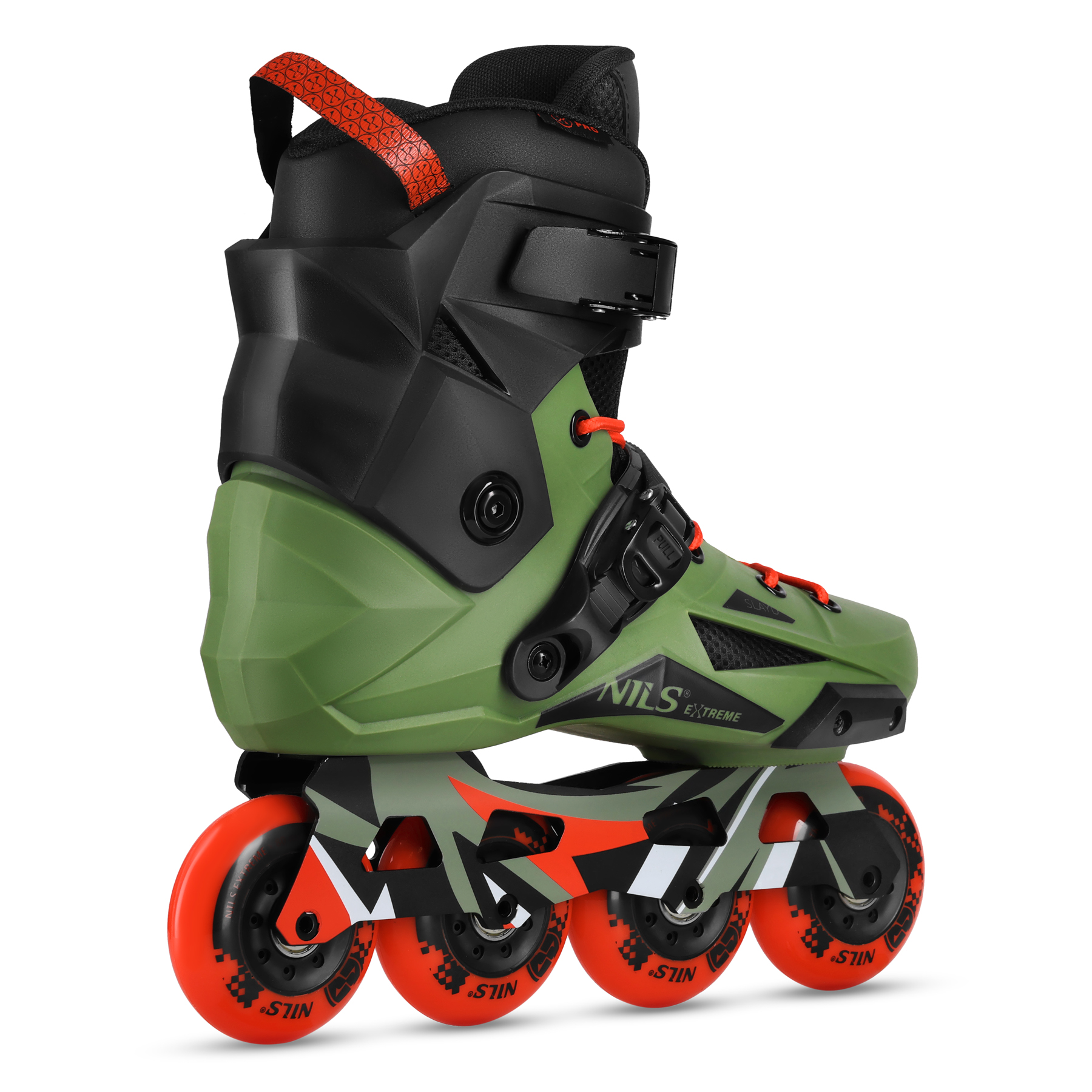 Slalomové brusle NILS Extreme NA1601 Slayd, zelené, vel. 44