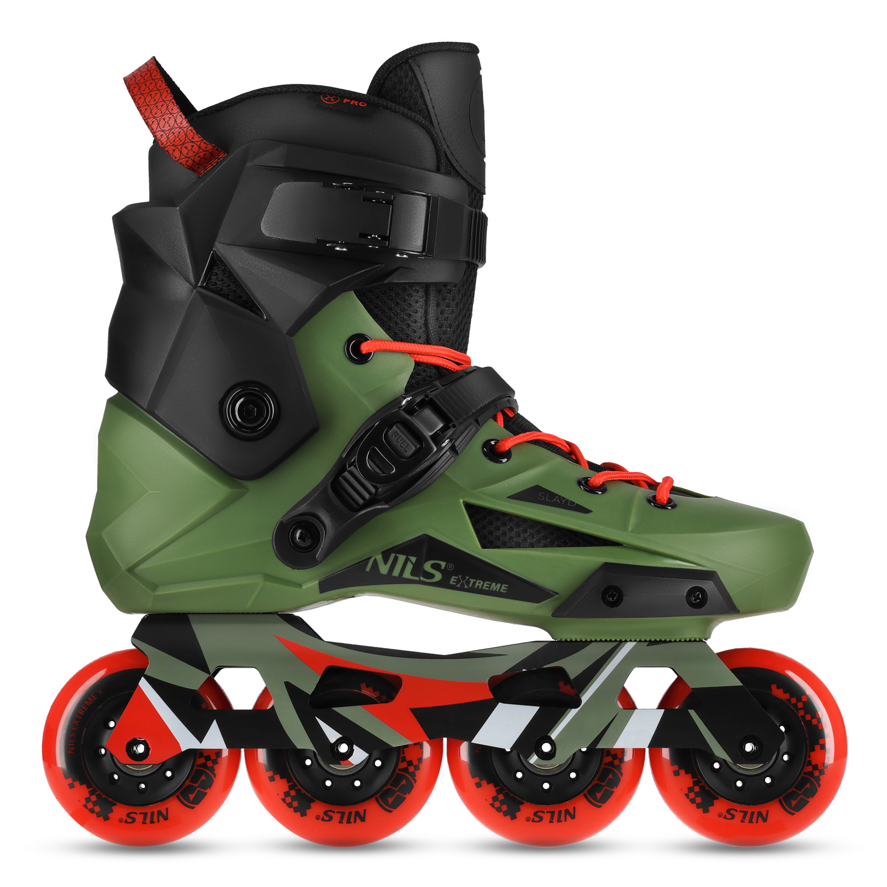 Slalomové brusle NILS Extreme NA1601 Slayd, zelené, vel. 46