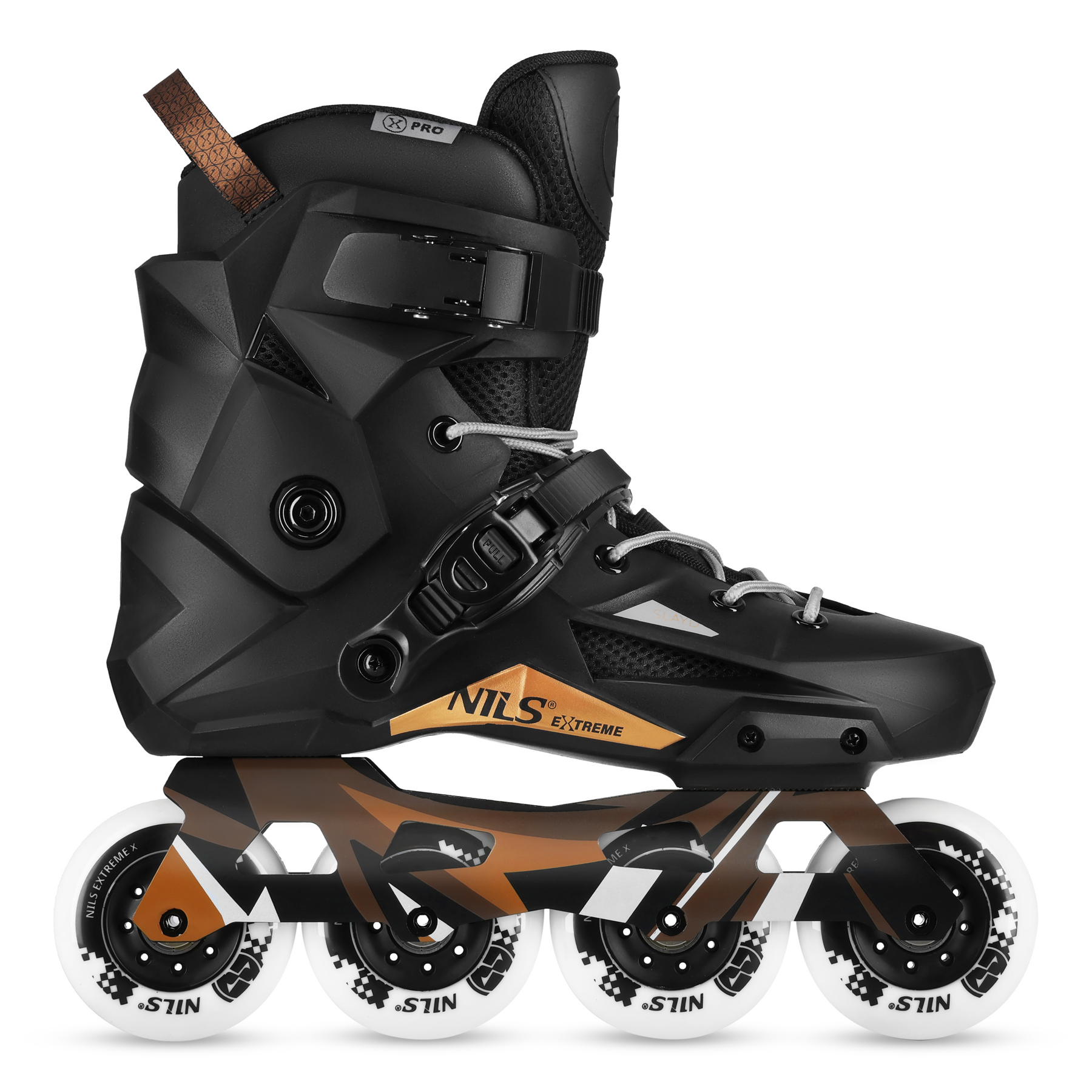 Slalomové brusle NILS Extreme NA1601 Slayd, černé, vel. 45